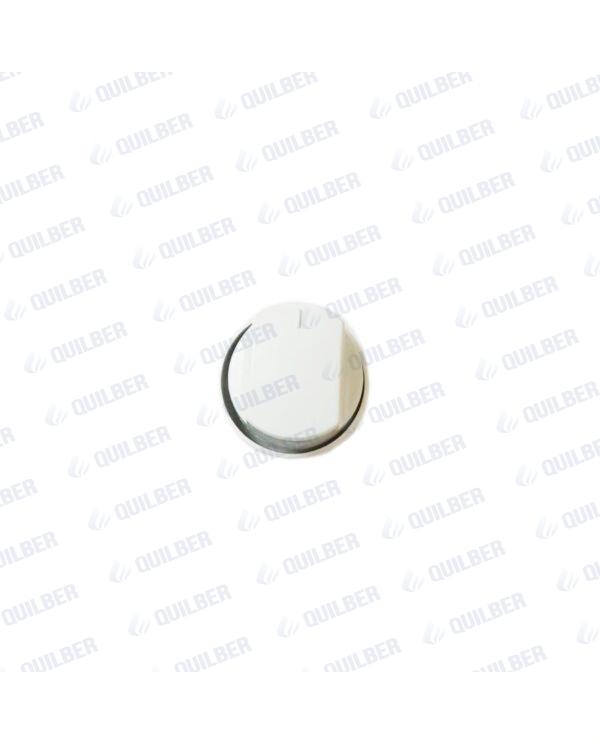 PERILLA ESCORIAL CANDOR 6 MM BLANCO - Imagen 1
