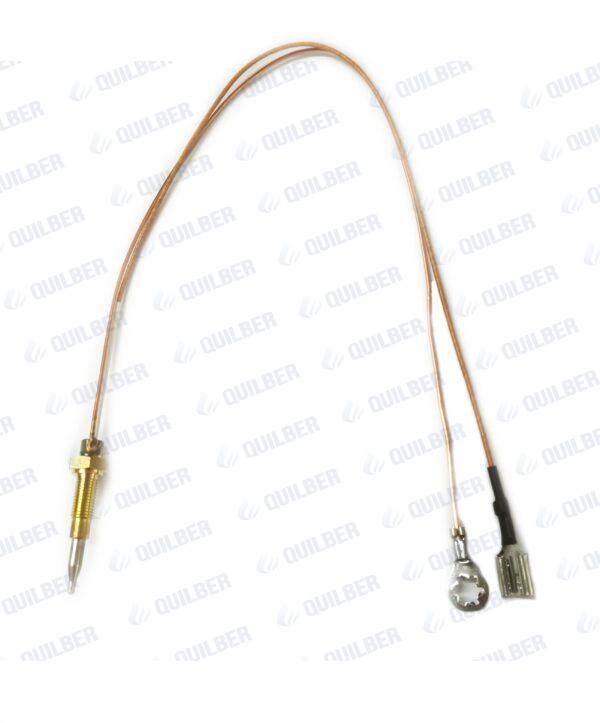 TERMOCUPLA EMEGE BIFIDA PARA CALEFACTOR PUNTA FINA CONEXION PALA 66 CM - Imagen 1