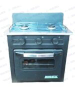 ANAFE 2H Y HNO C/TAPA DE AC. INOX. MECHEROS DE ALUMINIO, BURLETES EN PUERTA HNO Y VALV SEG EN EL HNO. BLANCO