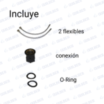 MONOCOMANDO LAVATORIO CUADRADA RECTA (1.080 KG) - Imagen 2